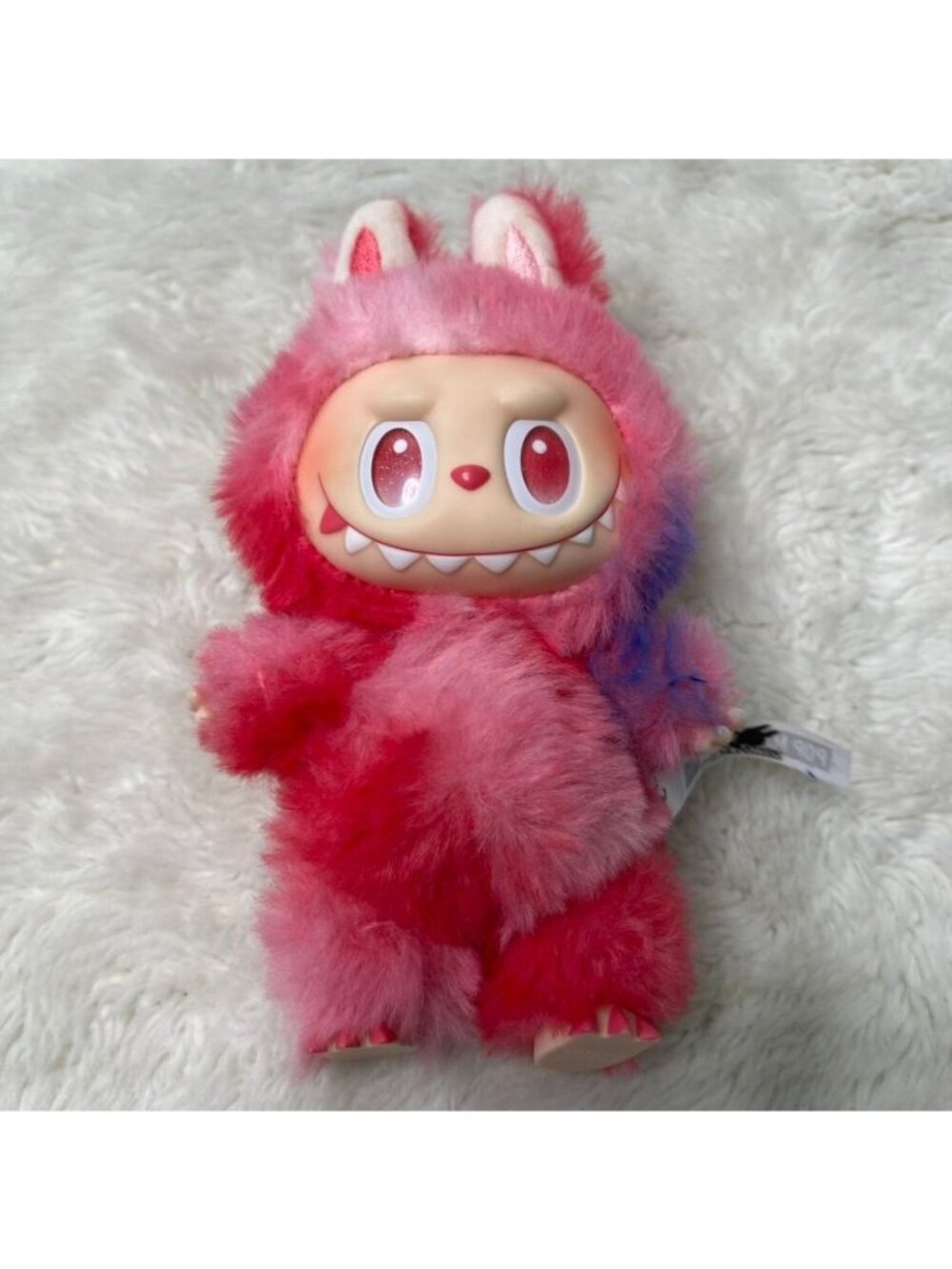 POP MART The Monsters Big Into Energy Labubu Vinyl Plush Pendant Love Red Stain